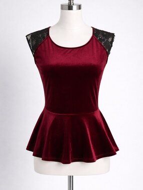 Rolla Coster Velvet Top